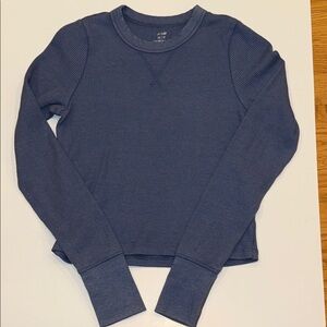 NWT Aerie Long Sleeve Waffle Knit Top XS